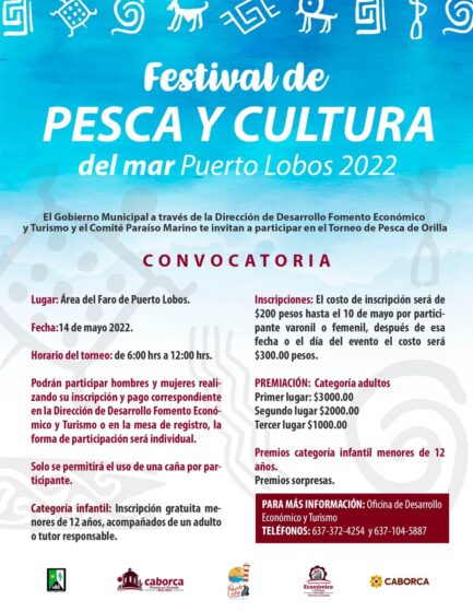 Lista la convocatoria para el Festival de Pesca y Cultura del Mar en Puerto Lobos