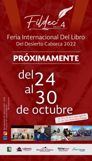 Anuncian fechas para la Feria Internacional de Libro en Caborca