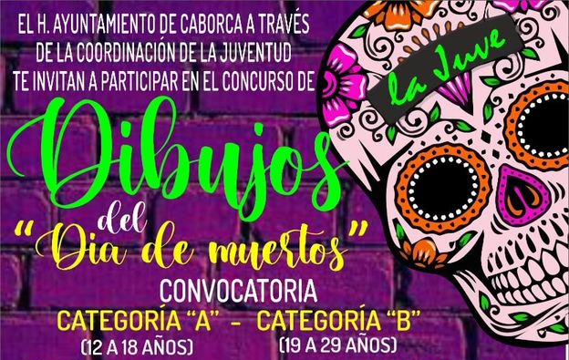Participa en el Concurso de Dibujos del Día de Muertos – H. AYUNTAMIENTO DE  CABORCA